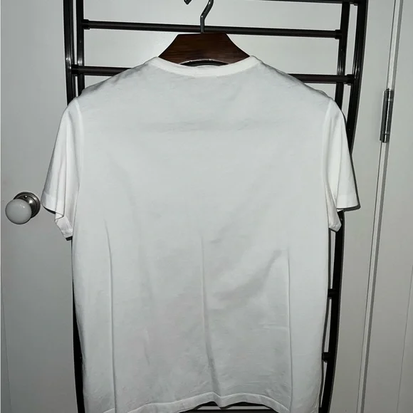 Moncler Men’s Large T-shirt White Double Badge